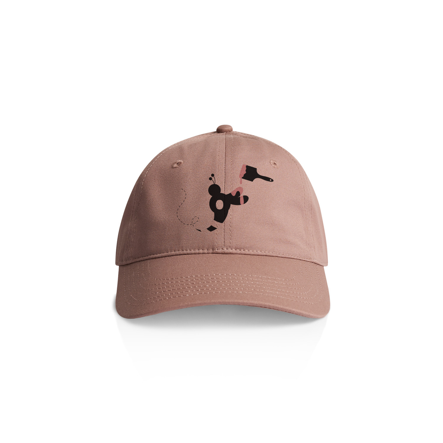Bee Box Bling Branded Hat in Hazy Pink SOLD OUT