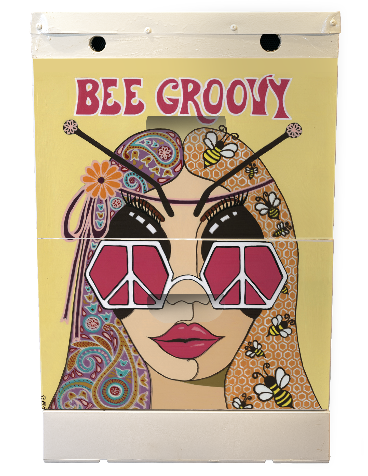 'Bee Groovy' Bee Box Wrap