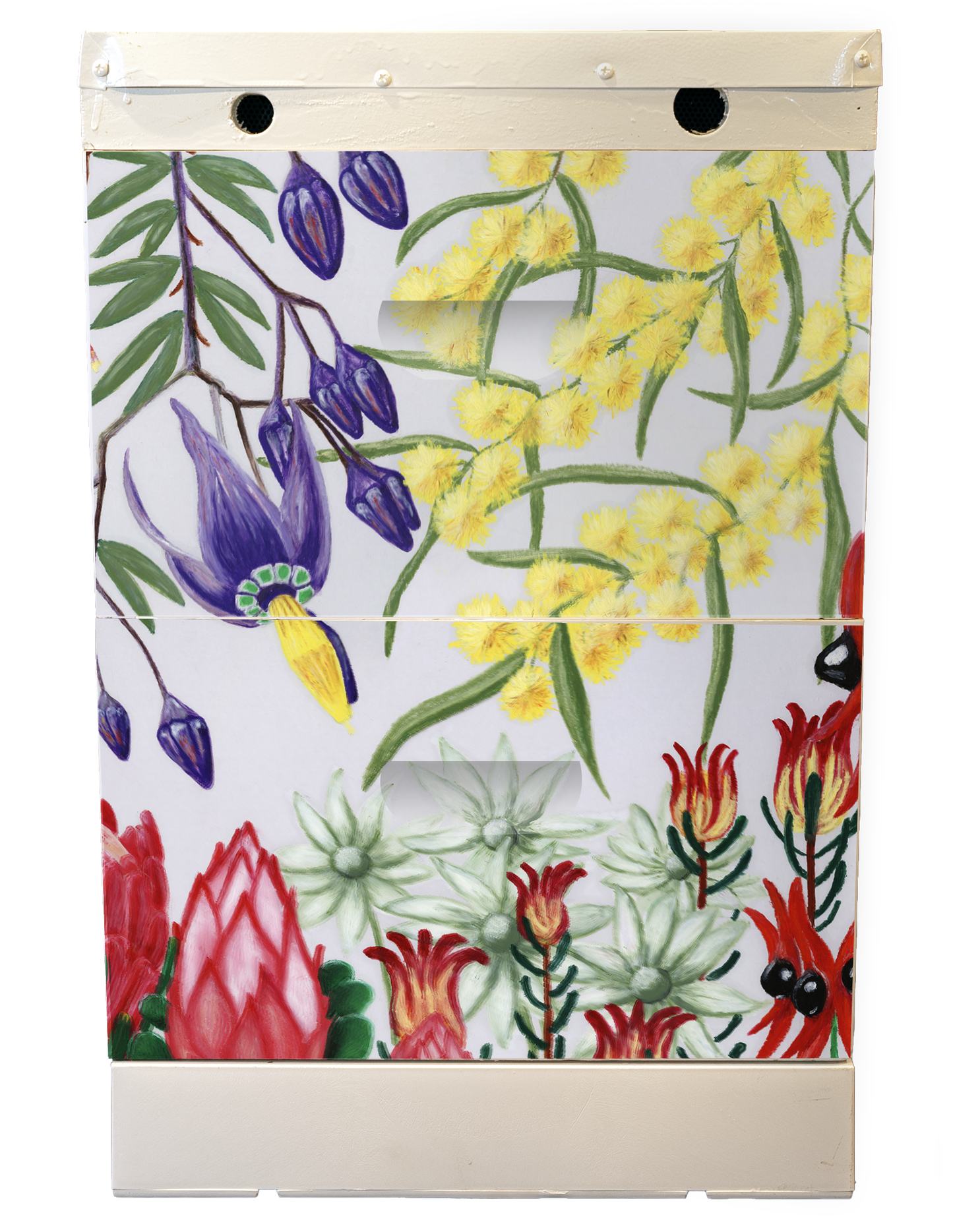 'Native Blooms' Bee Box Wrap