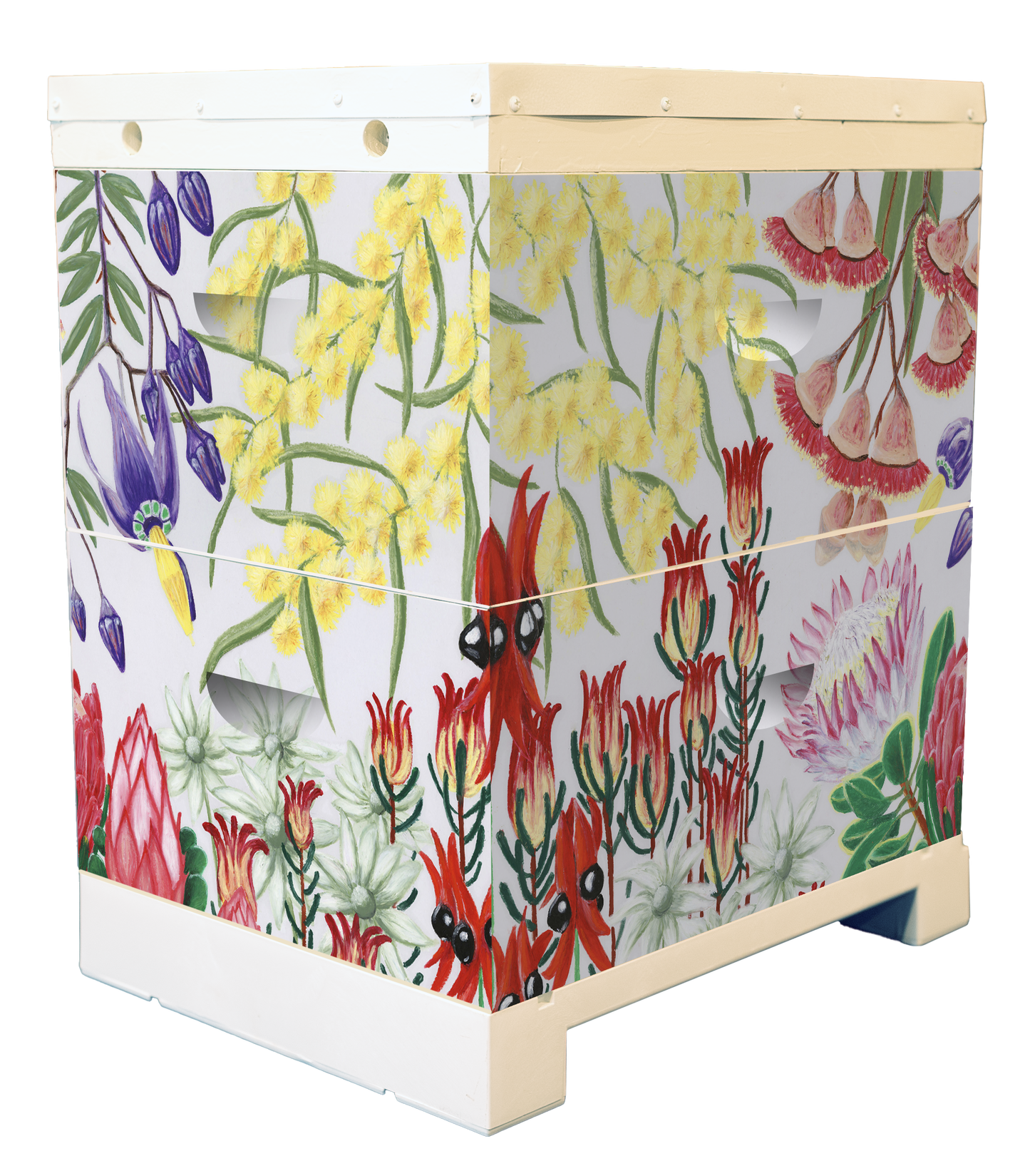'Native Blooms' Bee Box Wrap