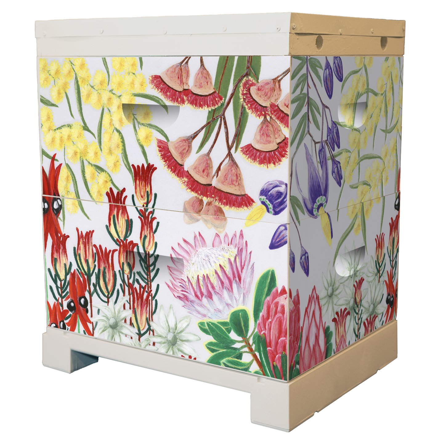 'Native Blooms' Bee Box Wrap