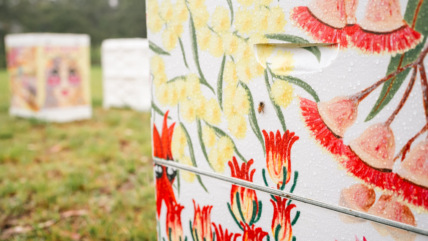 'Native Blooms' Bee Box Wrap