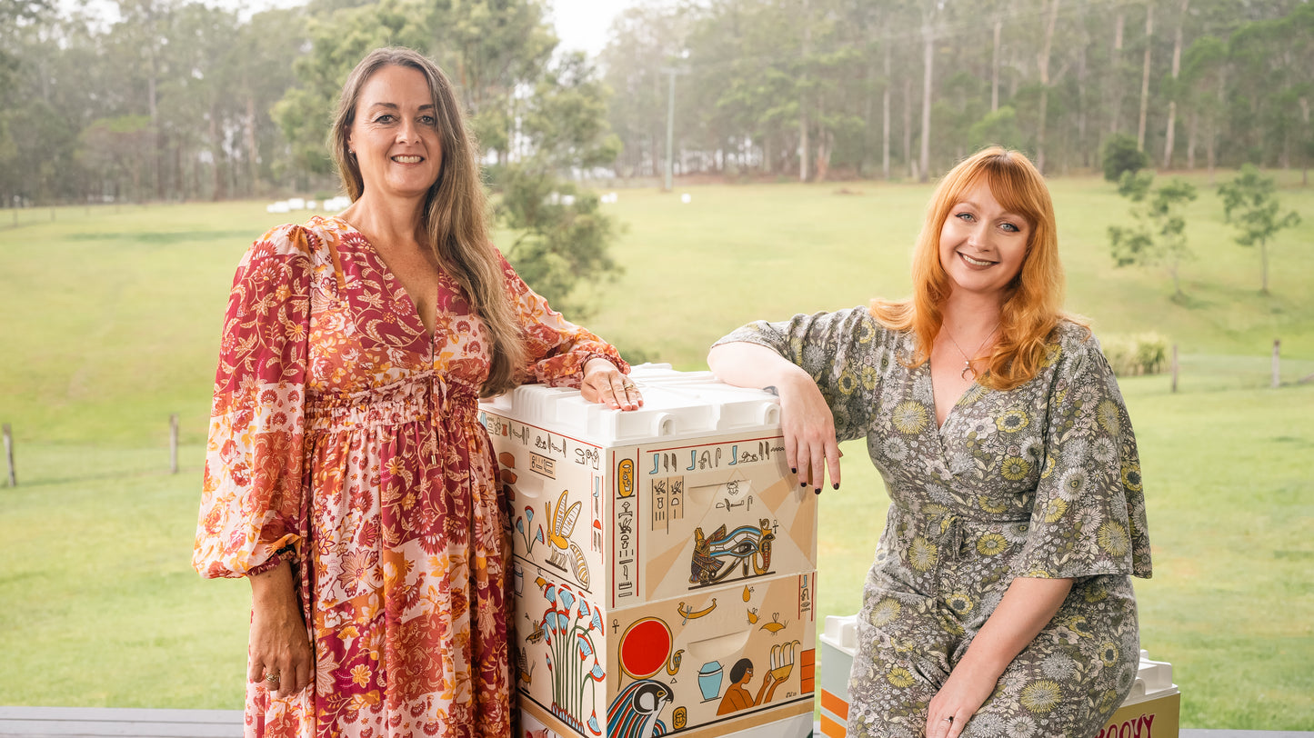 'The History of Beekeeping' Bee Box Wrap