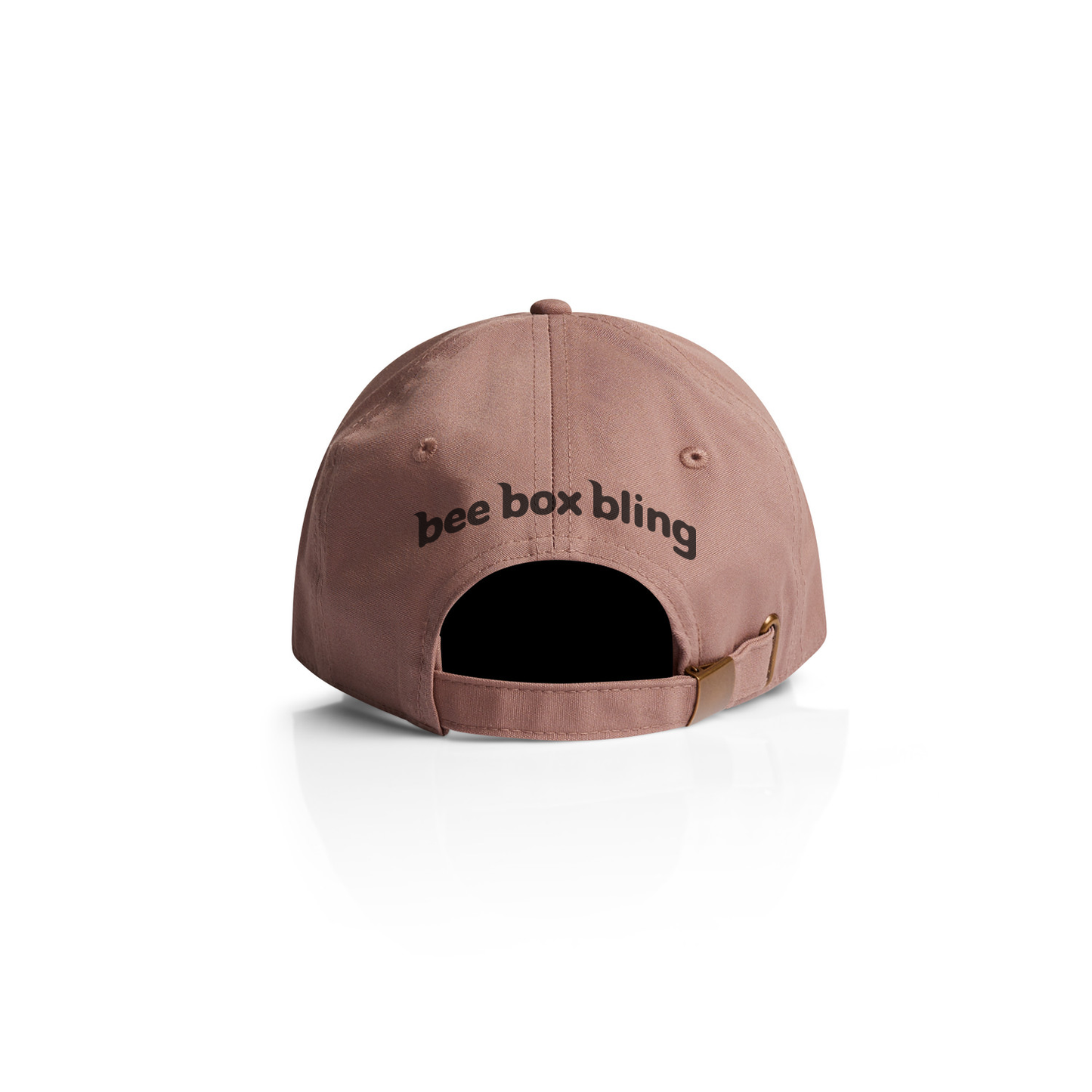 Bee Box Bling Branded Hat in Hazy Pink SOLD OUT
