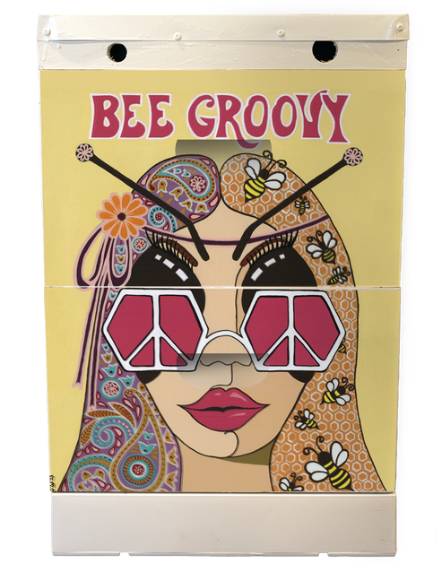 'Bee Groovy' Bee Box Wrap – Bee Box Bling